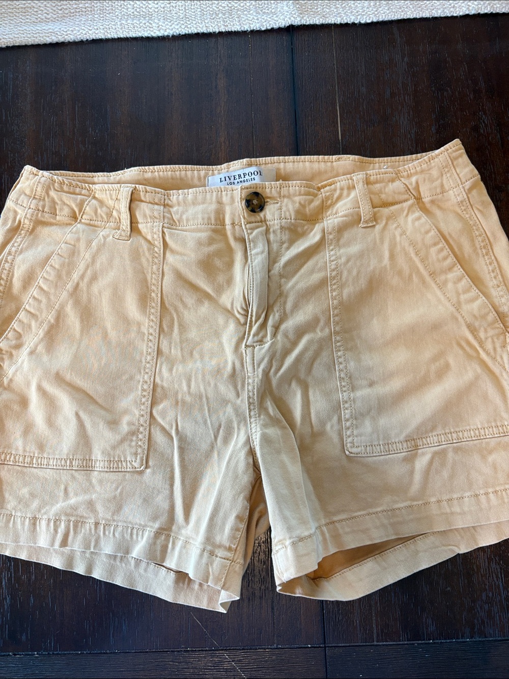 Liverpool Women's Beige Utility Shorts